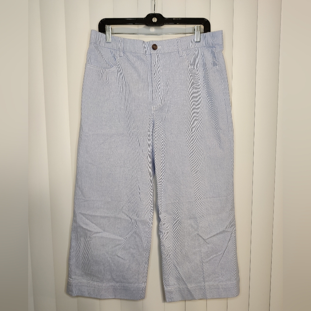 J. Crew Wide-Leg Cropped Pants